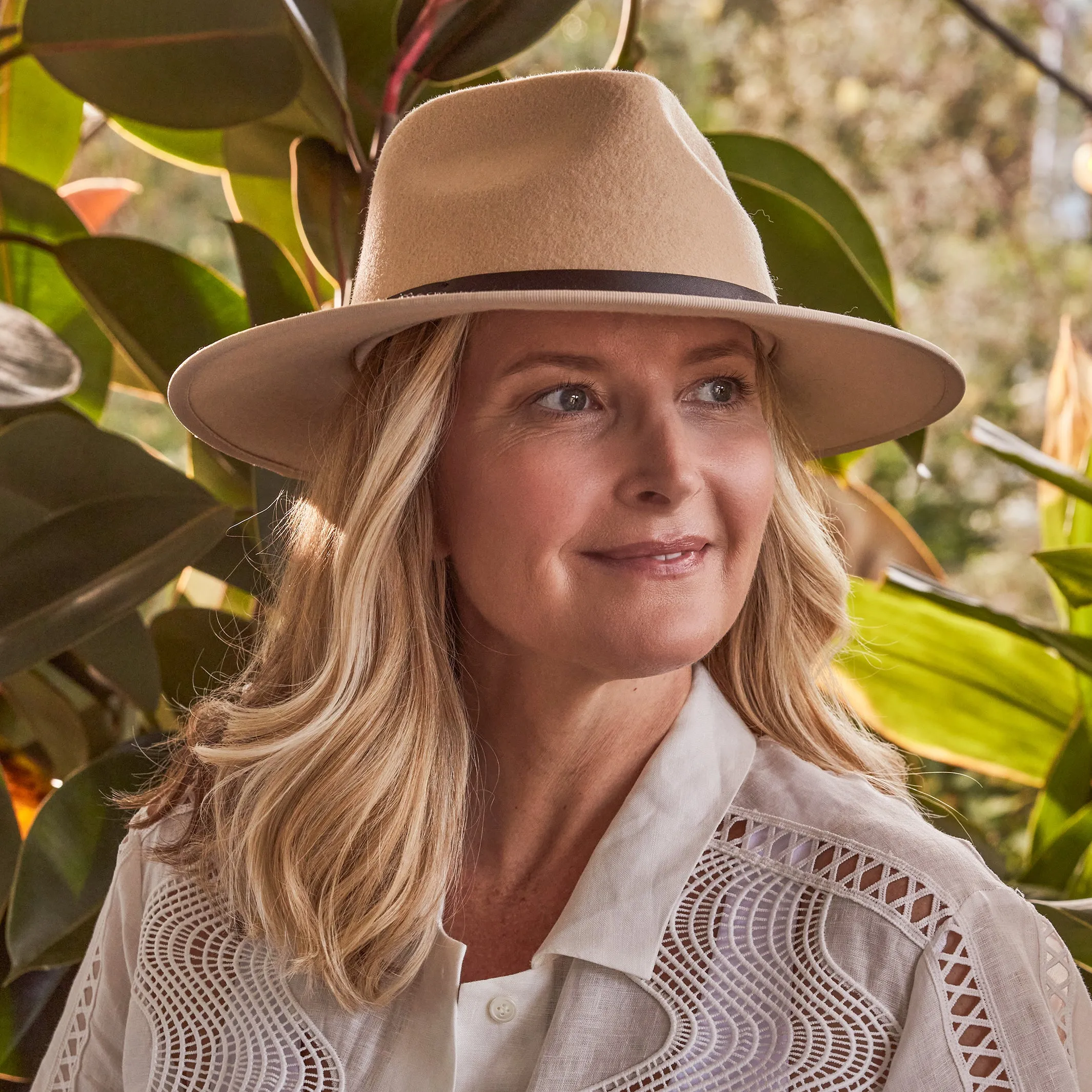 Benadict Fedora Hat - Beige