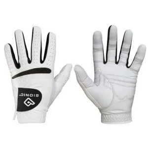 Bionic Relax Grip Golf Gloves M/L White LH