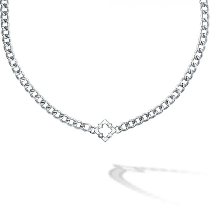 Birks Iconic Silver Muse Choker Necklace
