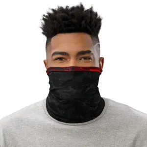 Black and Red Camo - Neck Gaiter