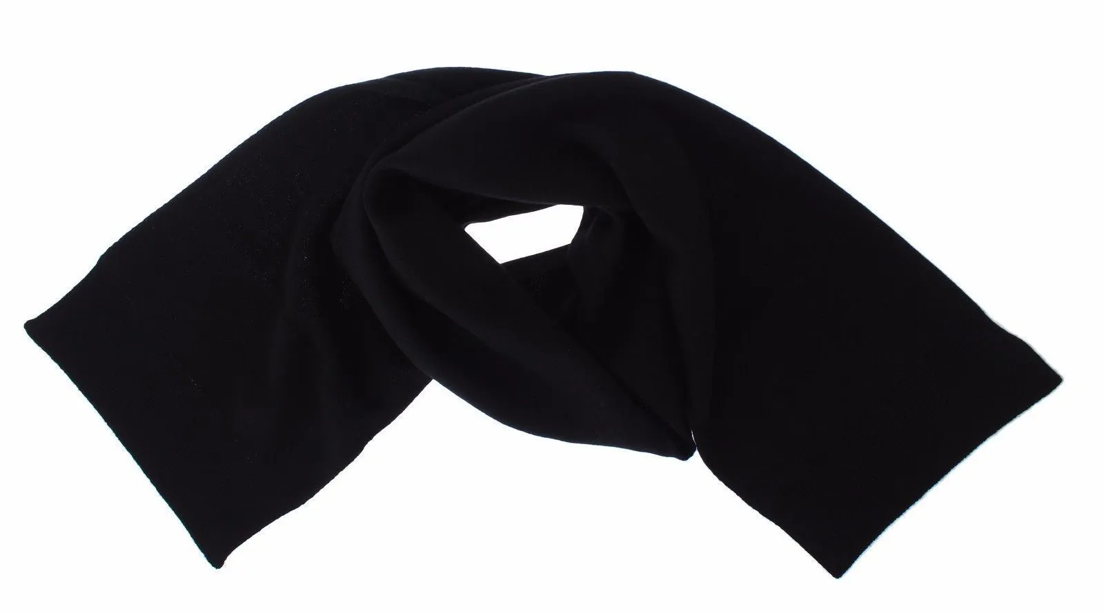 Black Cashmere Mens Scarf