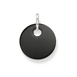 Black Disc Pendant