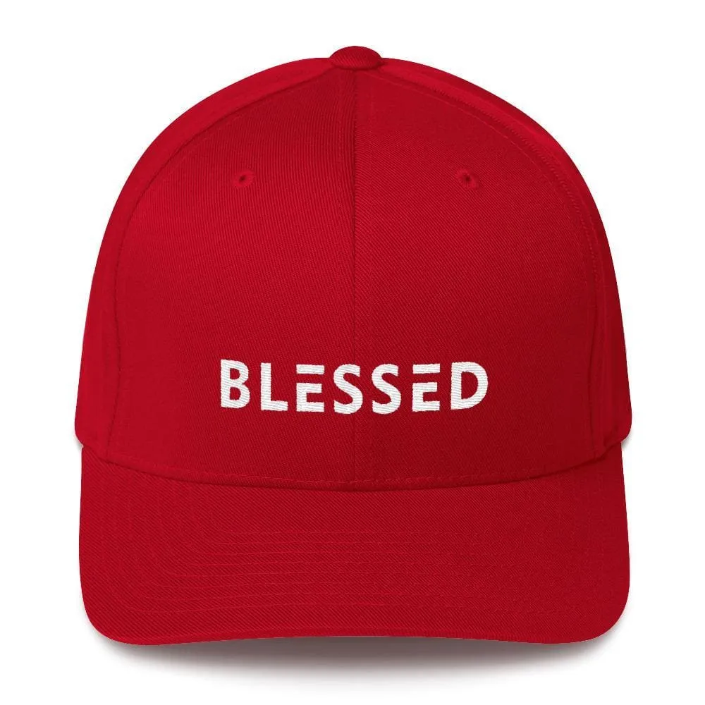 Blessed Fitted Flexfit Twill Baseball Hat