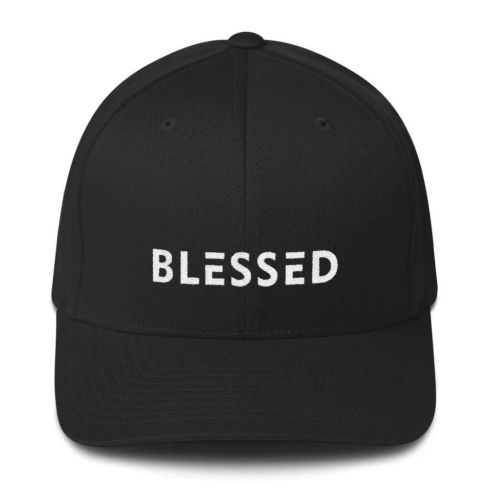 Blessed Fitted Flexfit Twill Baseball Hat