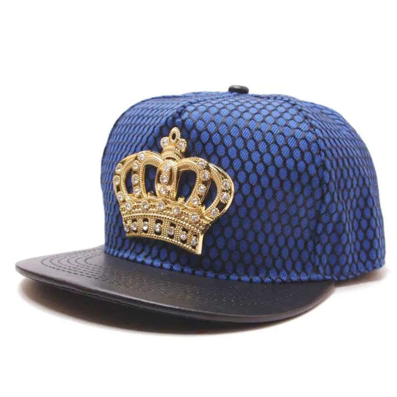 Bling Women Baseball Cap Crown Rhinestone Sun Hats Adjustable Hat