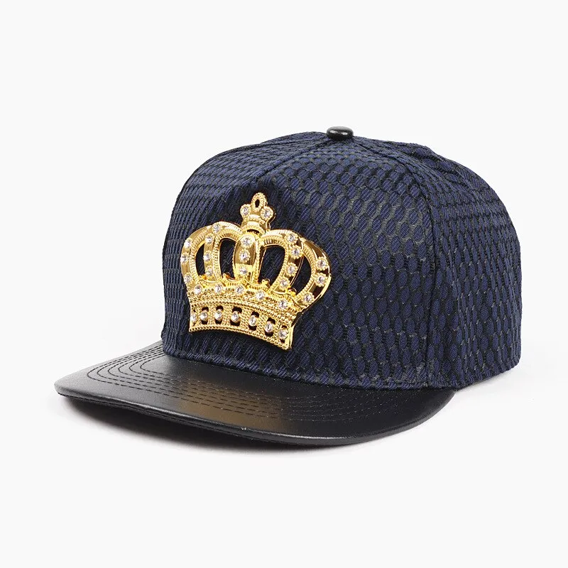 Bling Women Baseball Cap Crown Rhinestone Sun Hats Adjustable Hat