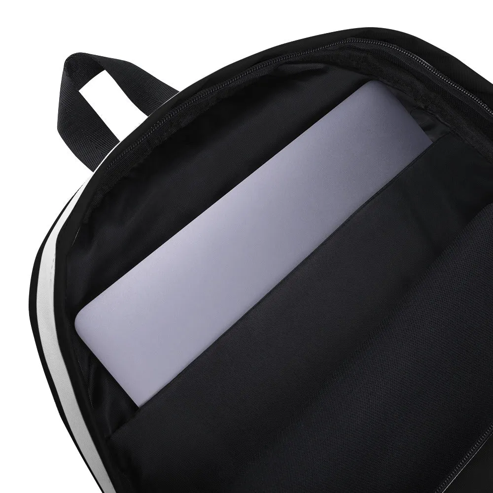 Blk Strip Backpack