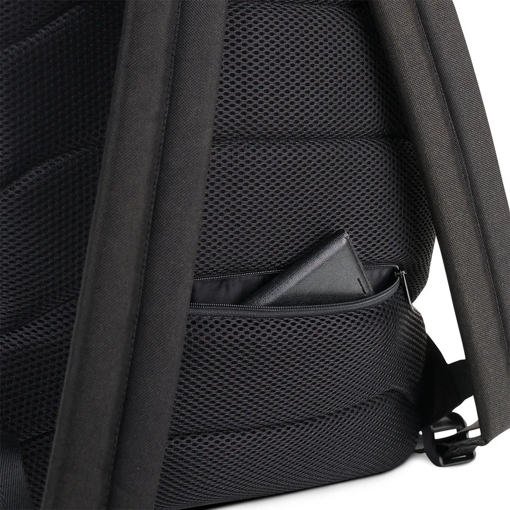Blk Strip Backpack