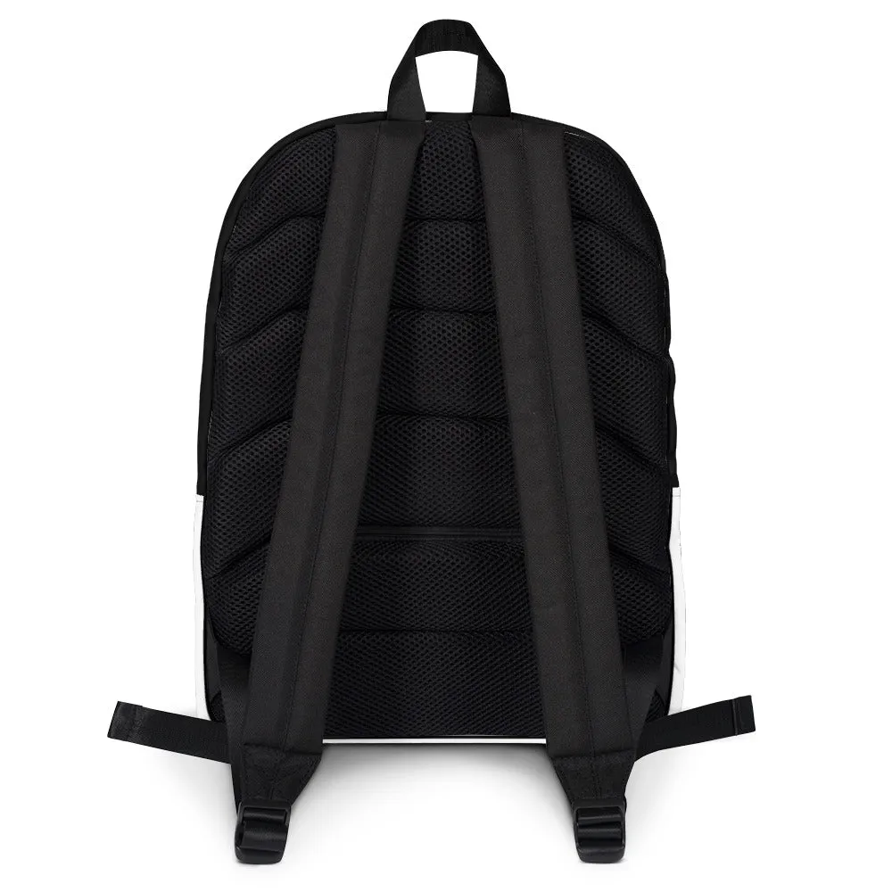 Blk Strip Backpack
