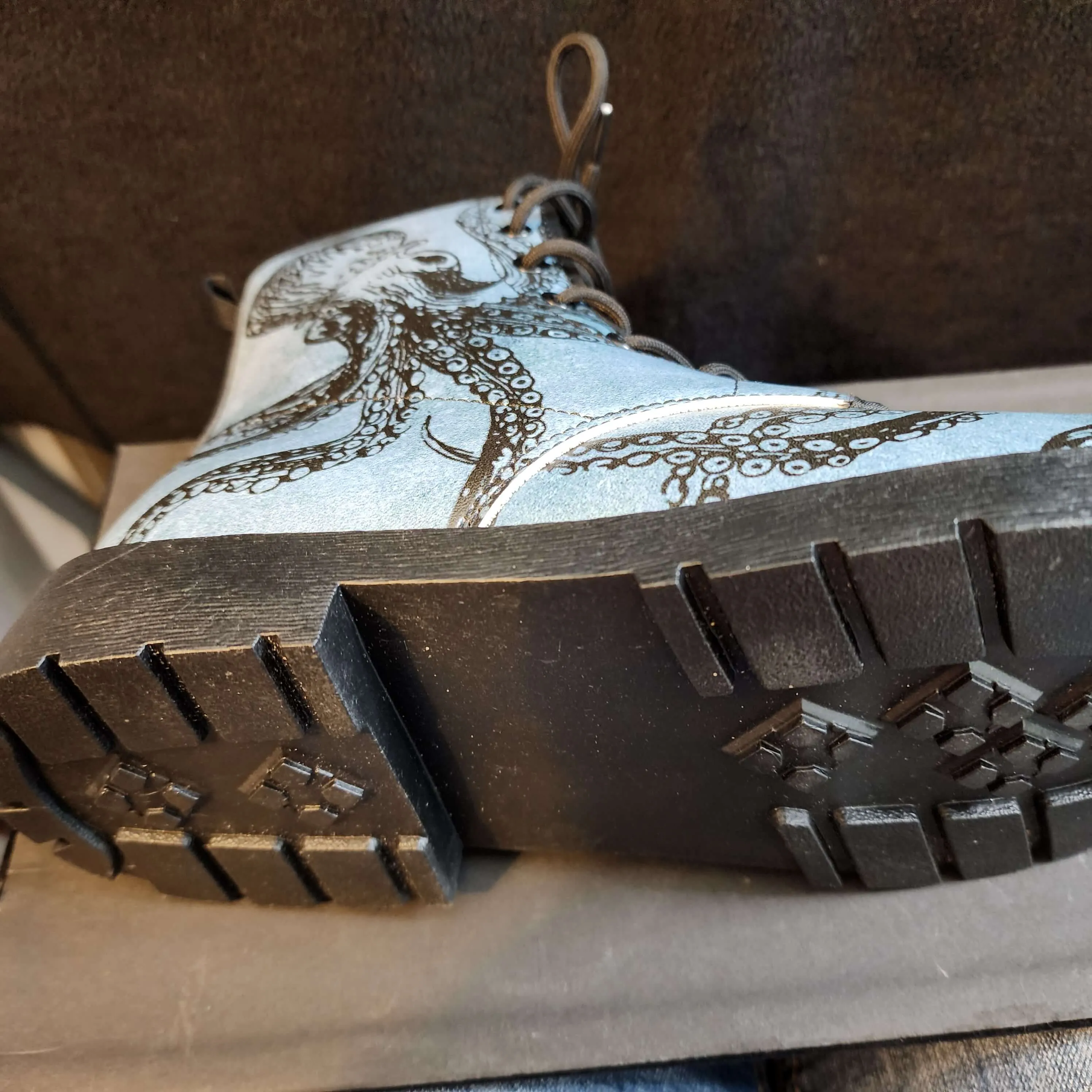 Blue Octopus Boots EU40 / Women's 9 Men's 7