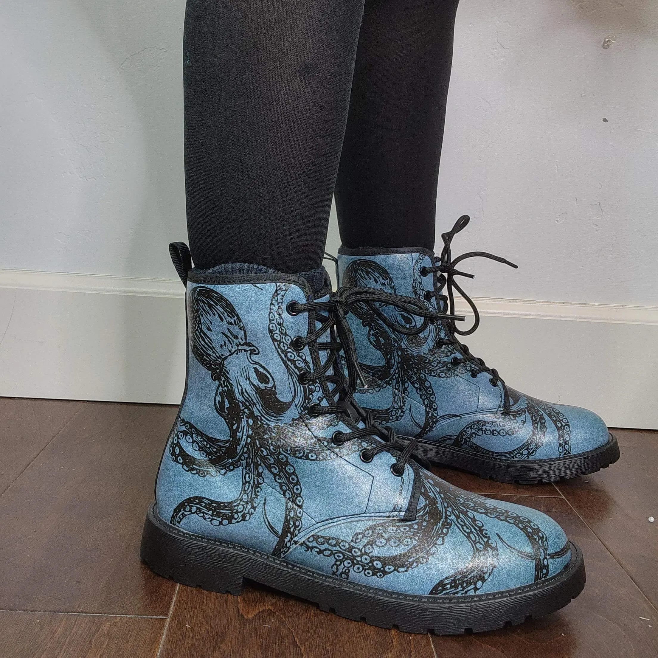 Blue Octopus Boots EU40 / Women's 9 Men's 7