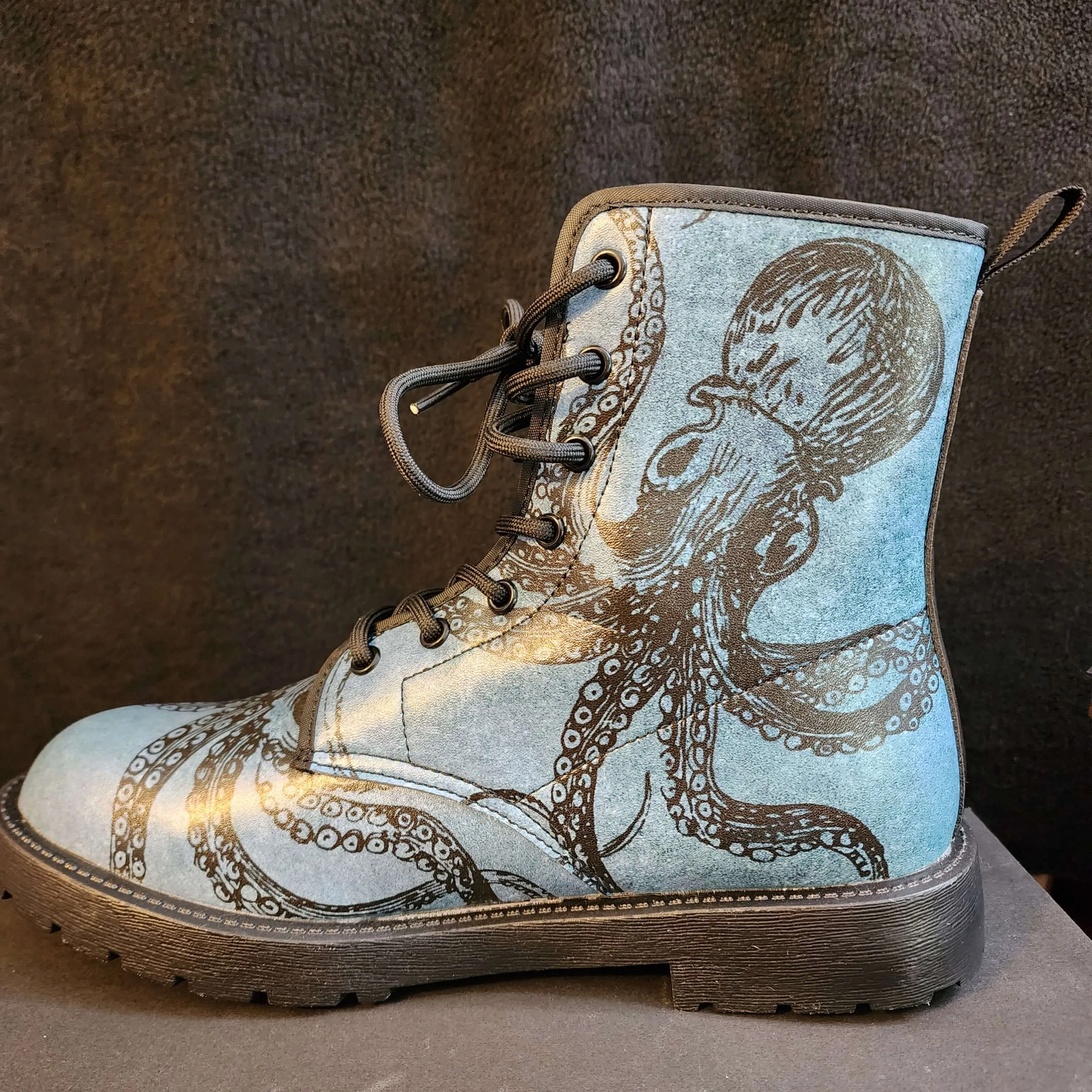 Blue Octopus Boots EU40 / Women's 9 Men's 7