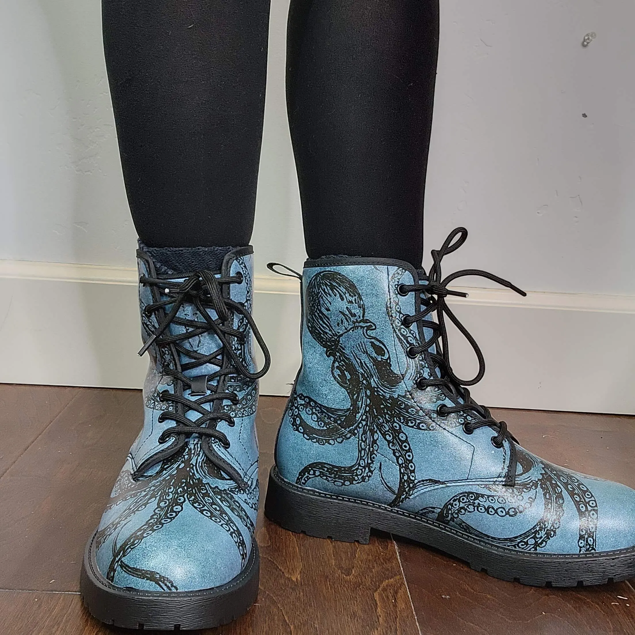 Blue Octopus Boots EU40 / Women's 9 Men's 7