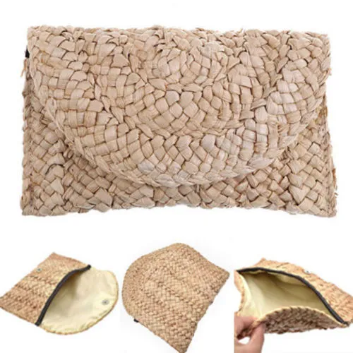 Boho Bamboo Beach Clutch