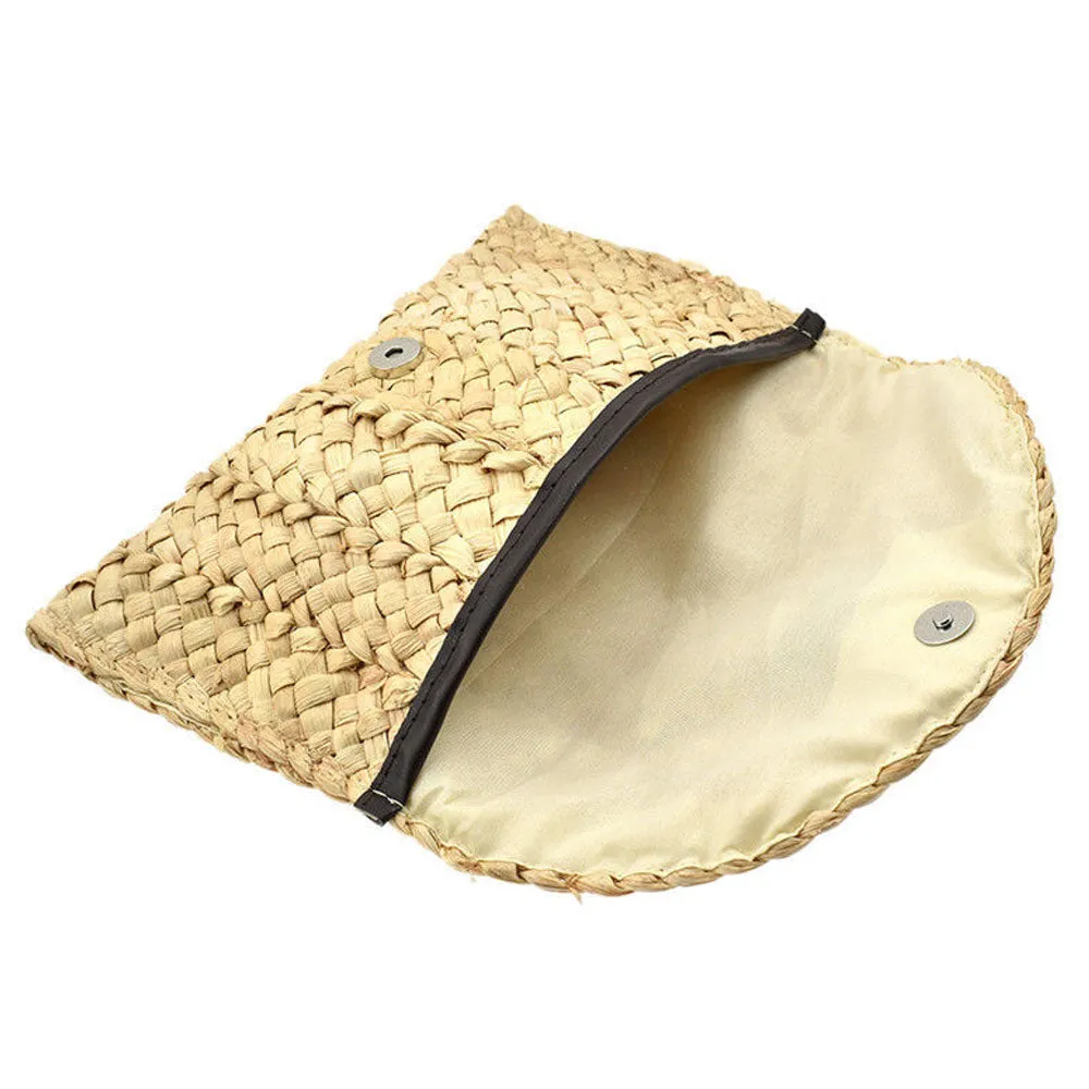 Boho Bamboo Beach Clutch