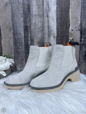 Boots Ankle Heels By Sorel In Beige, Size: 8