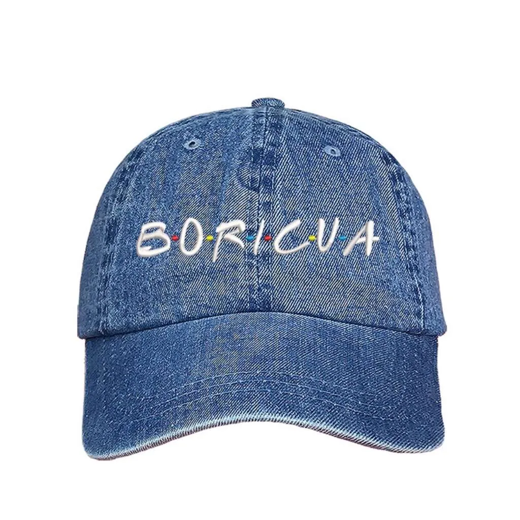 Boricua Embroidered Baseball Hat