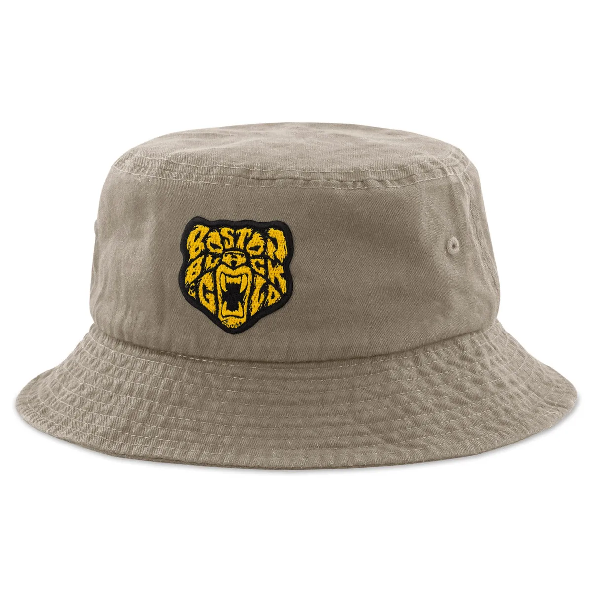 Boston Black & Gold Bear Bucket Hat