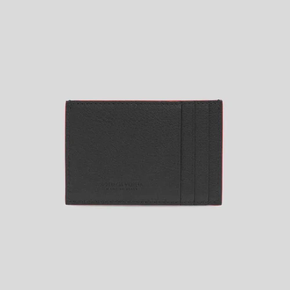 BOTTEGA VENETA Cassette Credit Card Case Card Case Black RB-649597