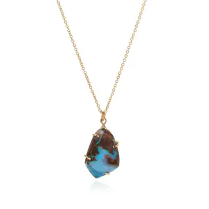 Boulder opal pendant