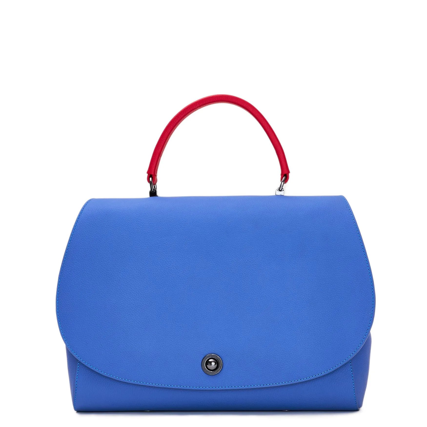 briffani jut interchangeable flap satchel - hot iris