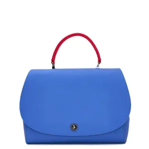 briffani jut interchangeable flap satchel - hot iris
