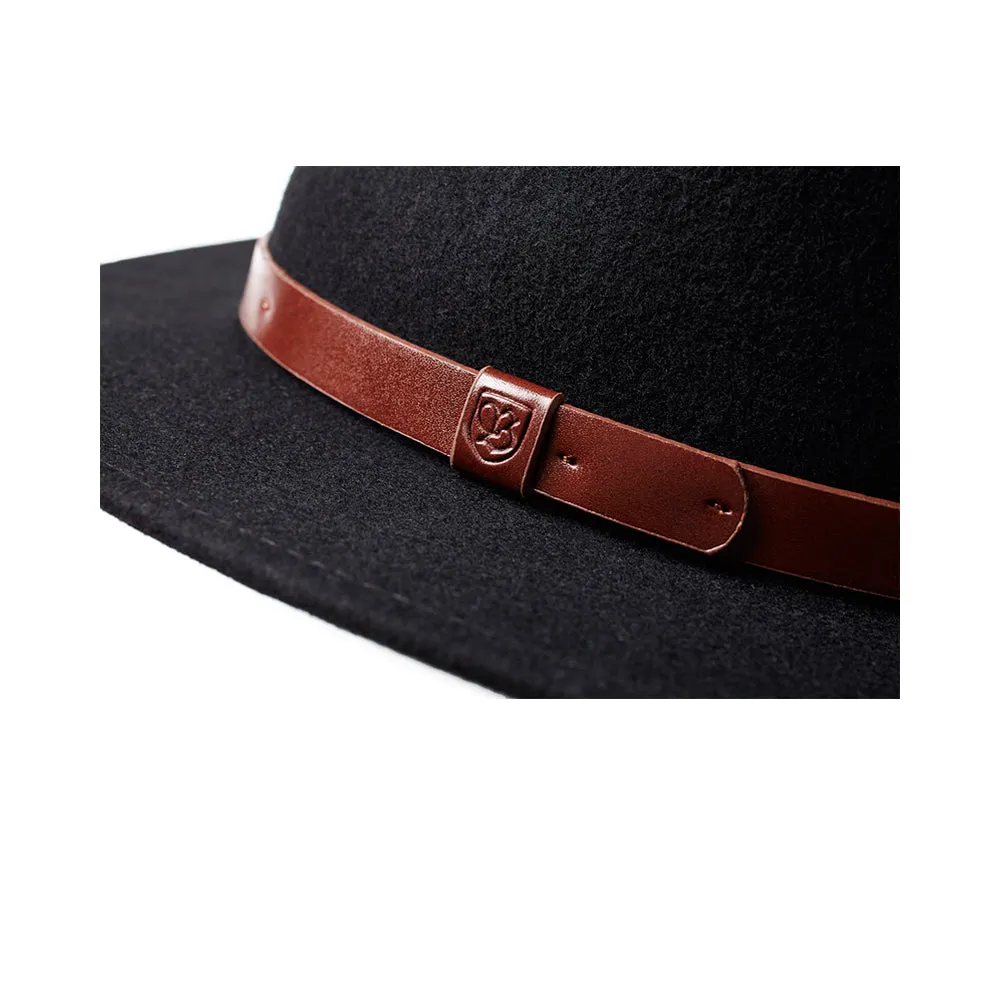 Brixton - Messer Fedora - Fedora Hat - Black
