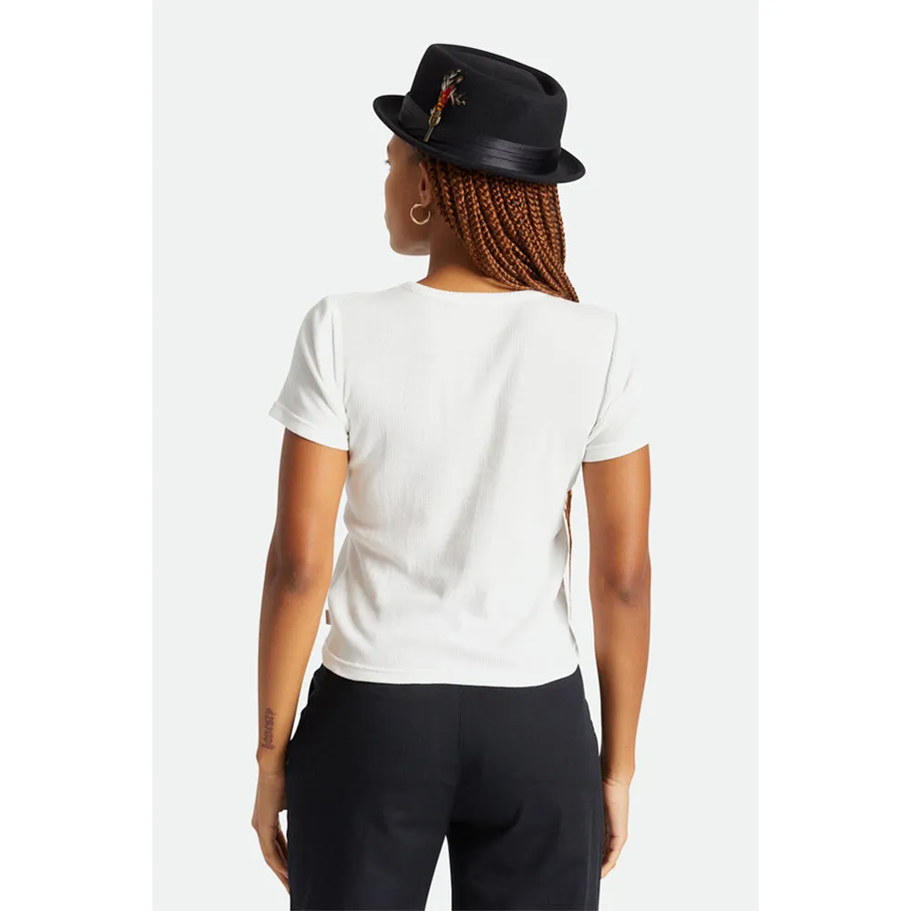 Brixton - Stout Pork Pie - Fedora - Black/Black