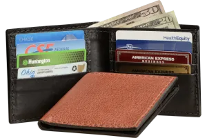 Brown American Bison Bifold Wallet