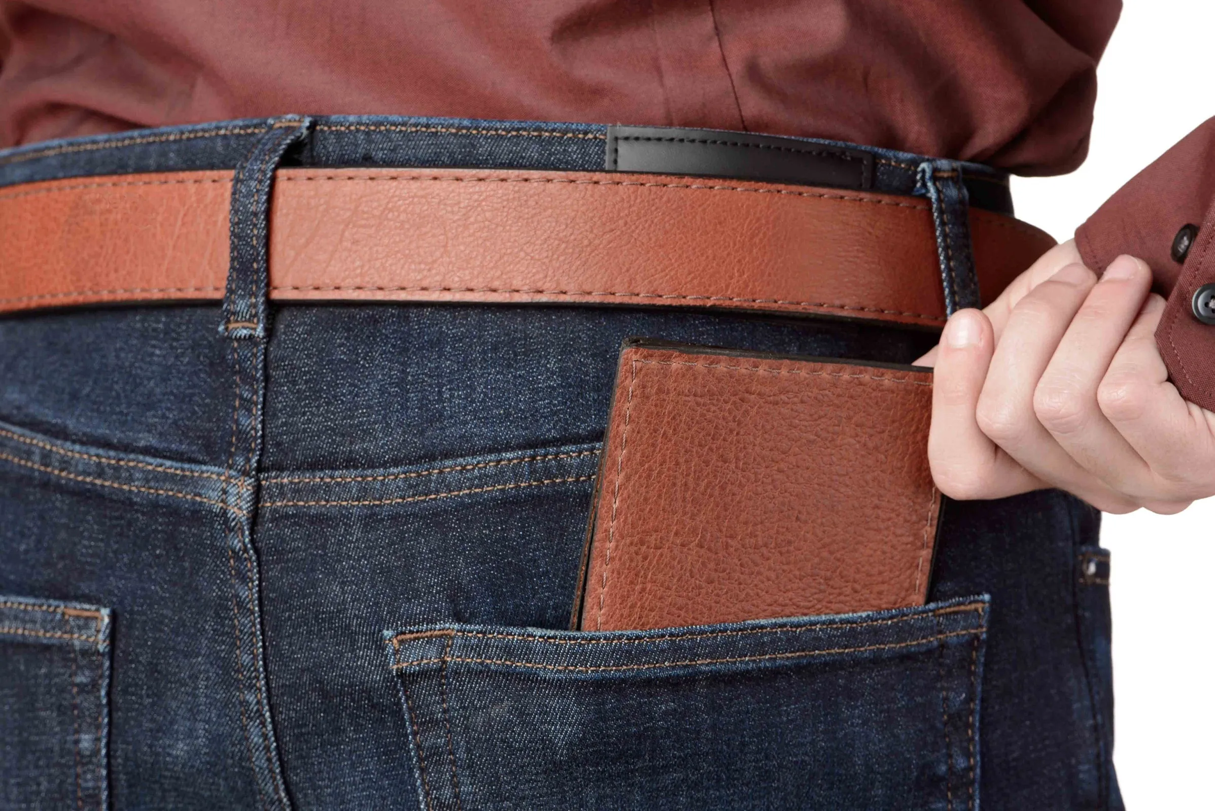 Brown American Bison Bifold Wallet