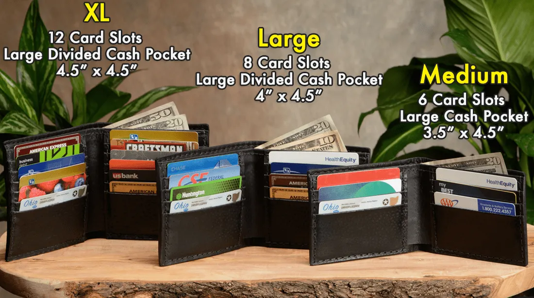 Brown Hippopotamus Bifold Wallet
