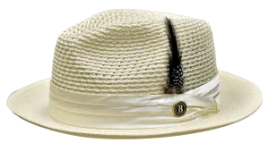 Bruno Capelo JU-923 The Julian Straw Hat Ivory