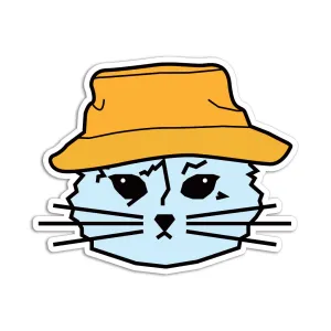 Bucket Hat Gary Die-Cut Sticker