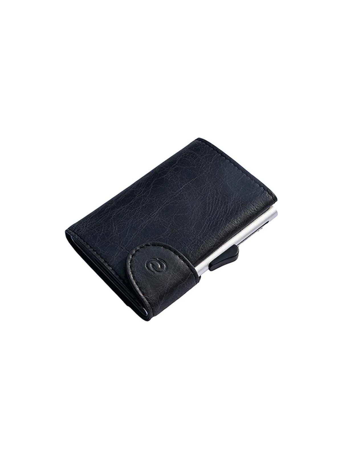 C-Secure Italian Leather RFID Wallet Blackwood