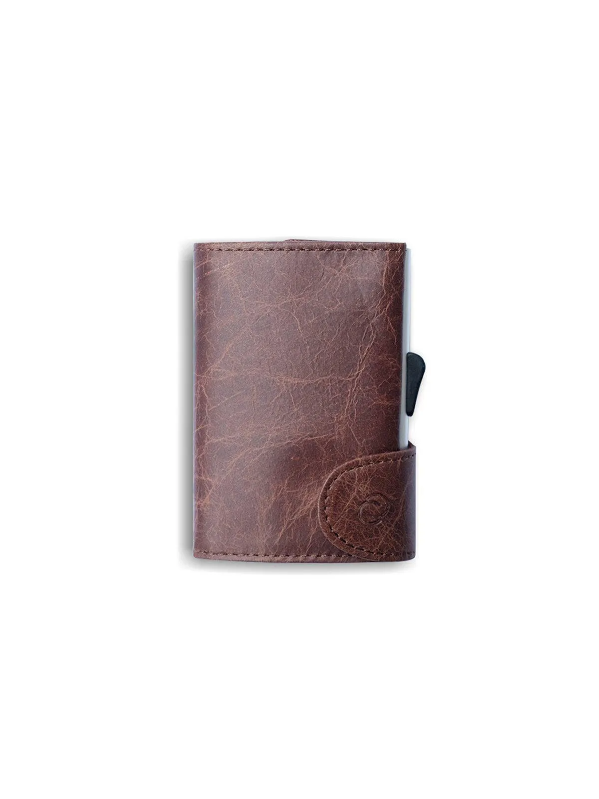 C-Secure Italian Leather RFID Wallet Brown