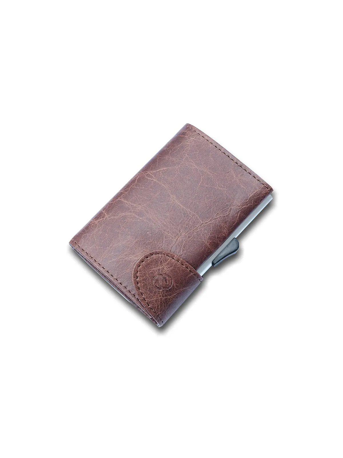C-Secure Italian Leather RFID Wallet Brown
