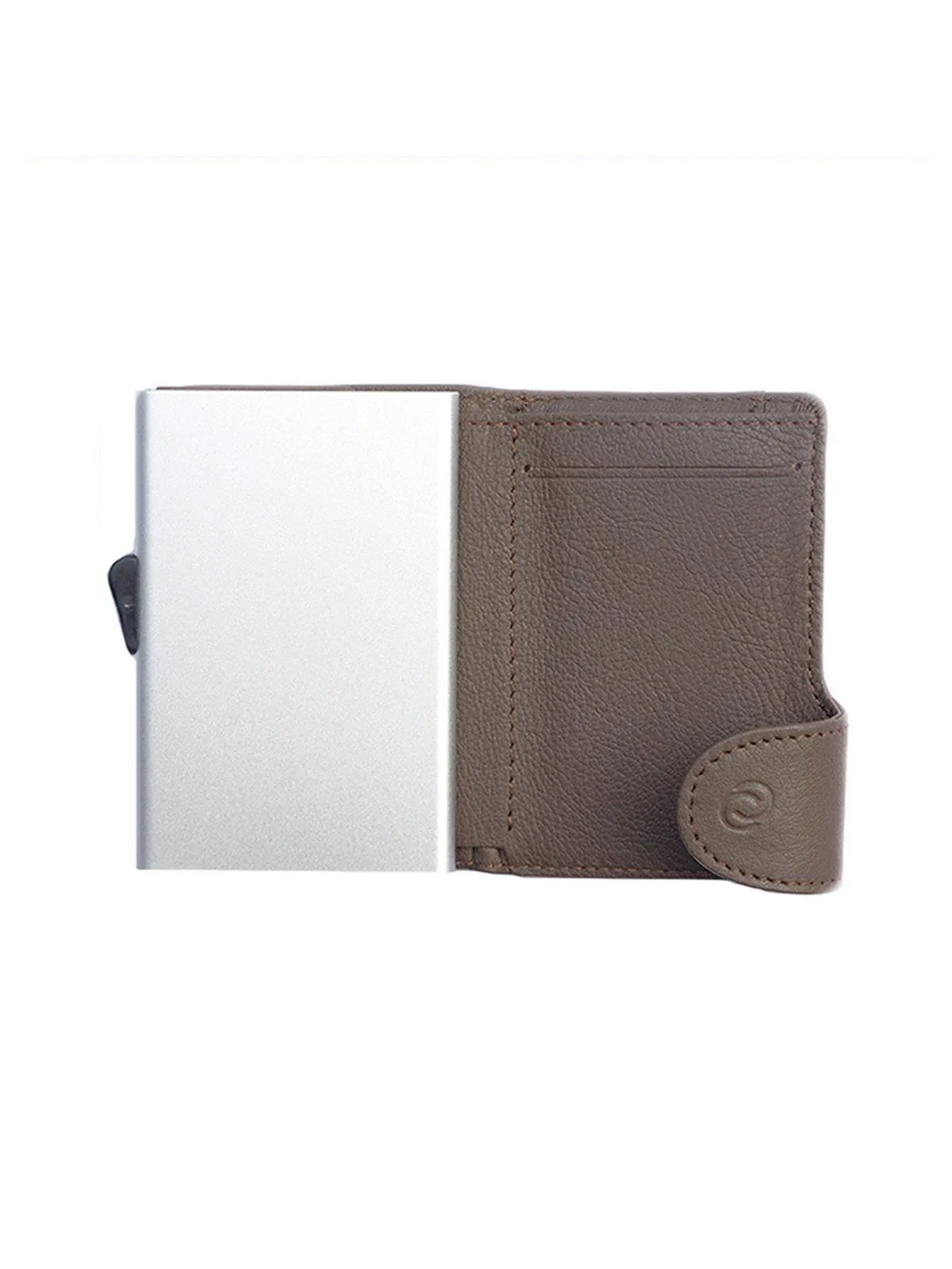 C-Secure Italian Leather RFID Wallet Castagno