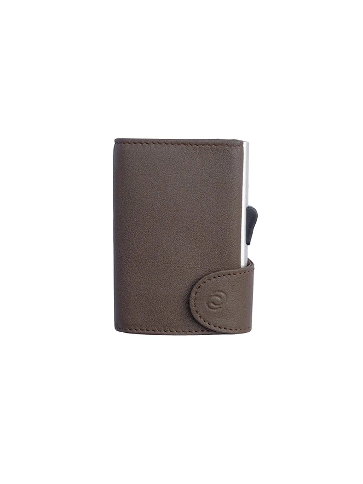 C-Secure Italian Leather RFID Wallet Castagno