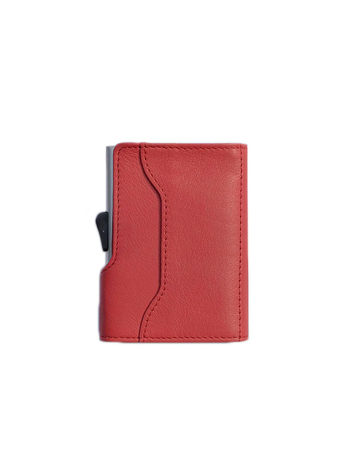 C-Secure Italian Leather RFID Wallet Rubino