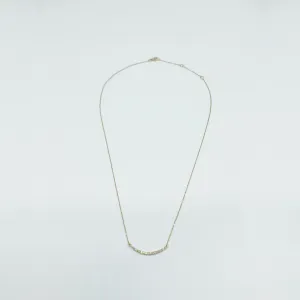 CA 18k “Big Friend Happy” 18 Karat White Gold and Diamond Necklace