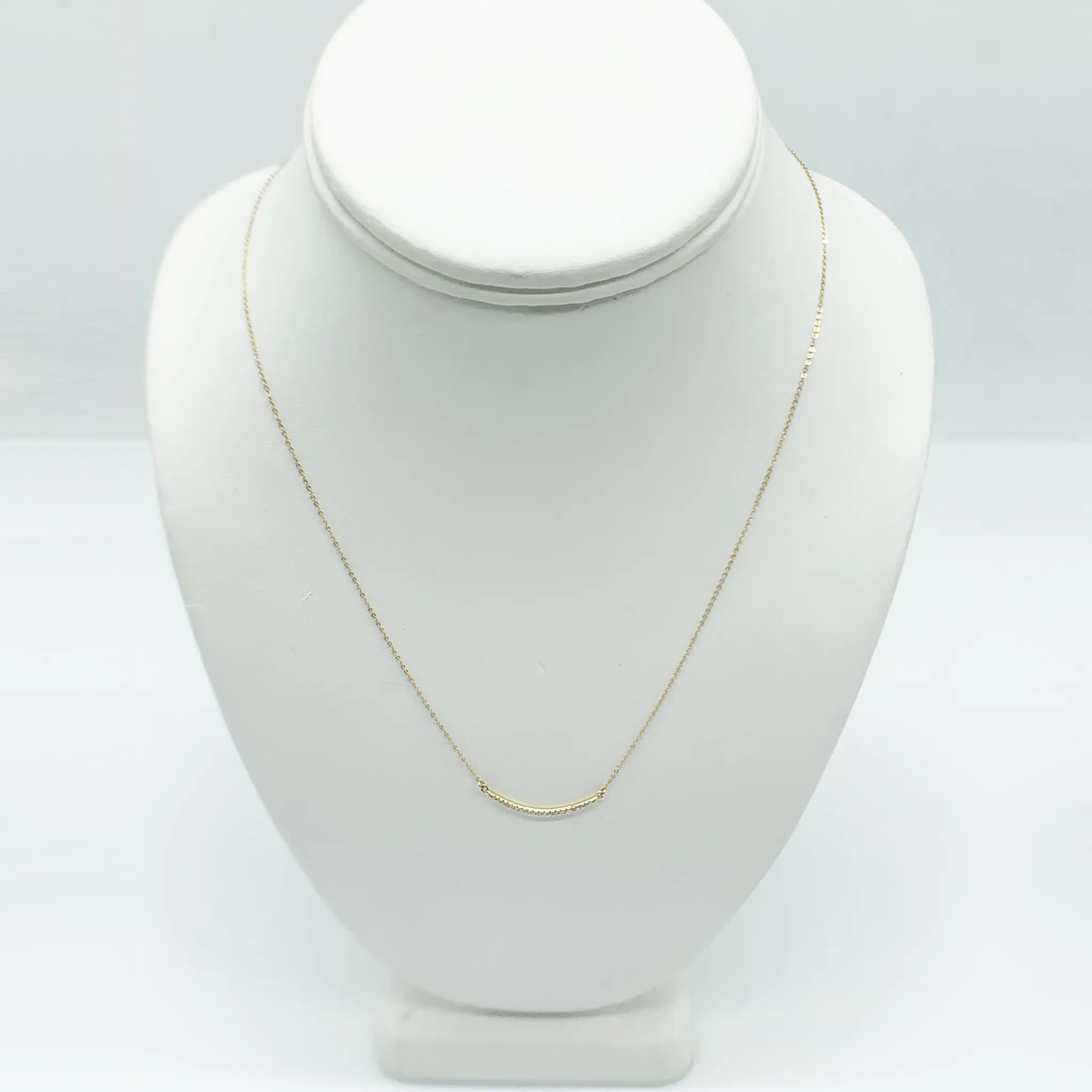 CA 18k “Big Friend Happy” 18 Karat White Gold and Diamond Necklace