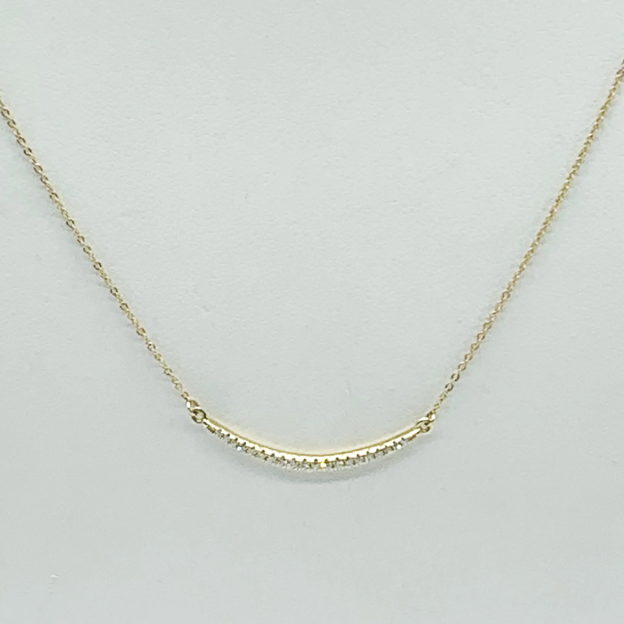 CA 18k “Big Friend Happy” 18 Karat White Gold and Diamond Necklace