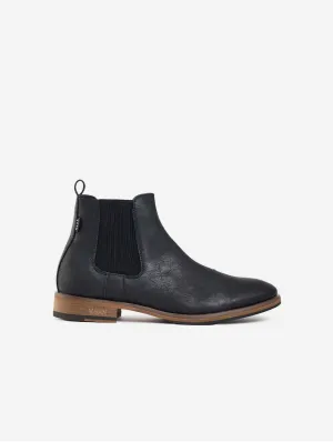Cardamom Men's Vegan Leather Chelsea Boots | Black