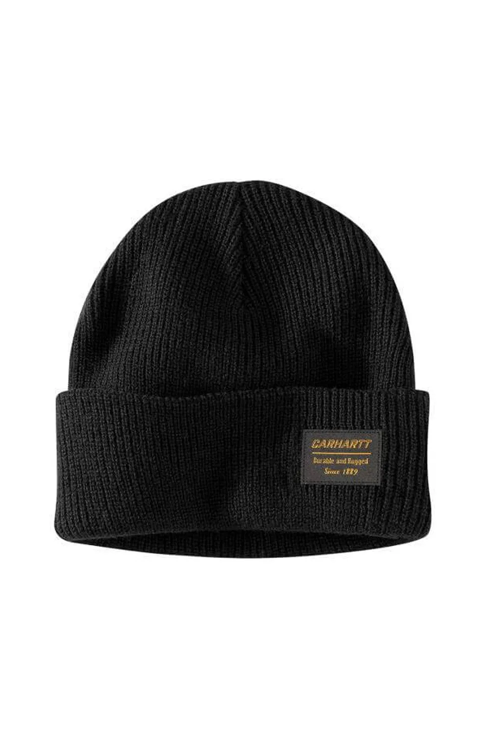 Carhartt Knit Patch Beanie in Black | 105448-N04 BLACK