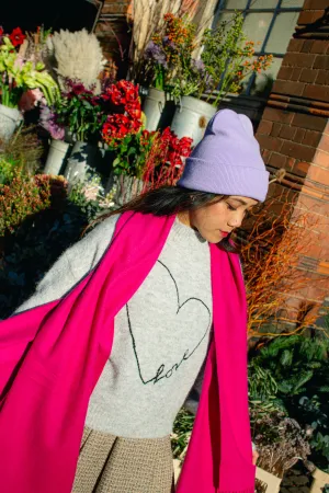 Cashmere Blend Colour Block Scarf