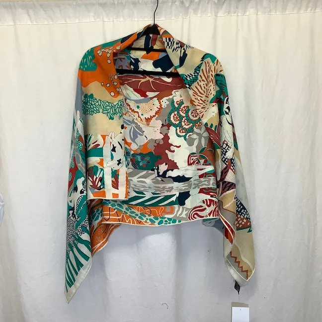 Cashmere/Silk Animal Scarf