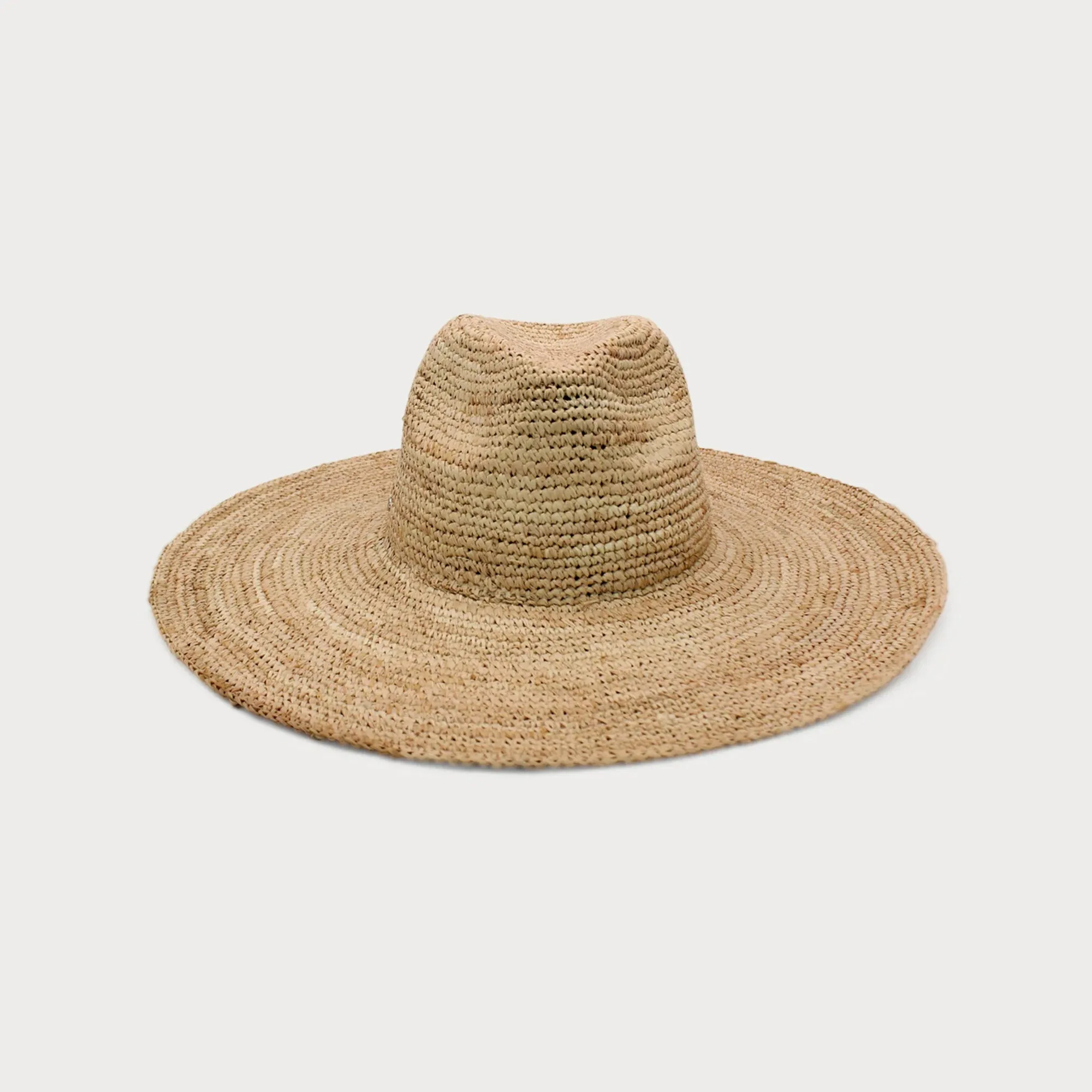 Cassis Wide Brim Straw Fedora