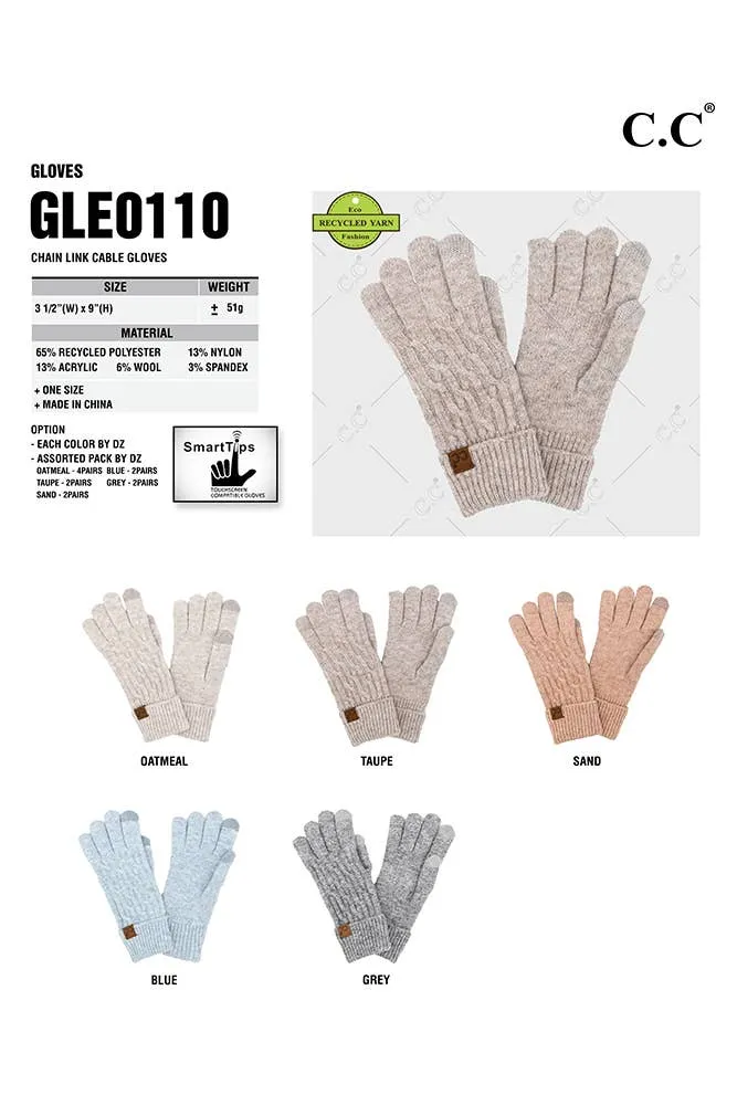 C.C Chain Link Cable Gloves