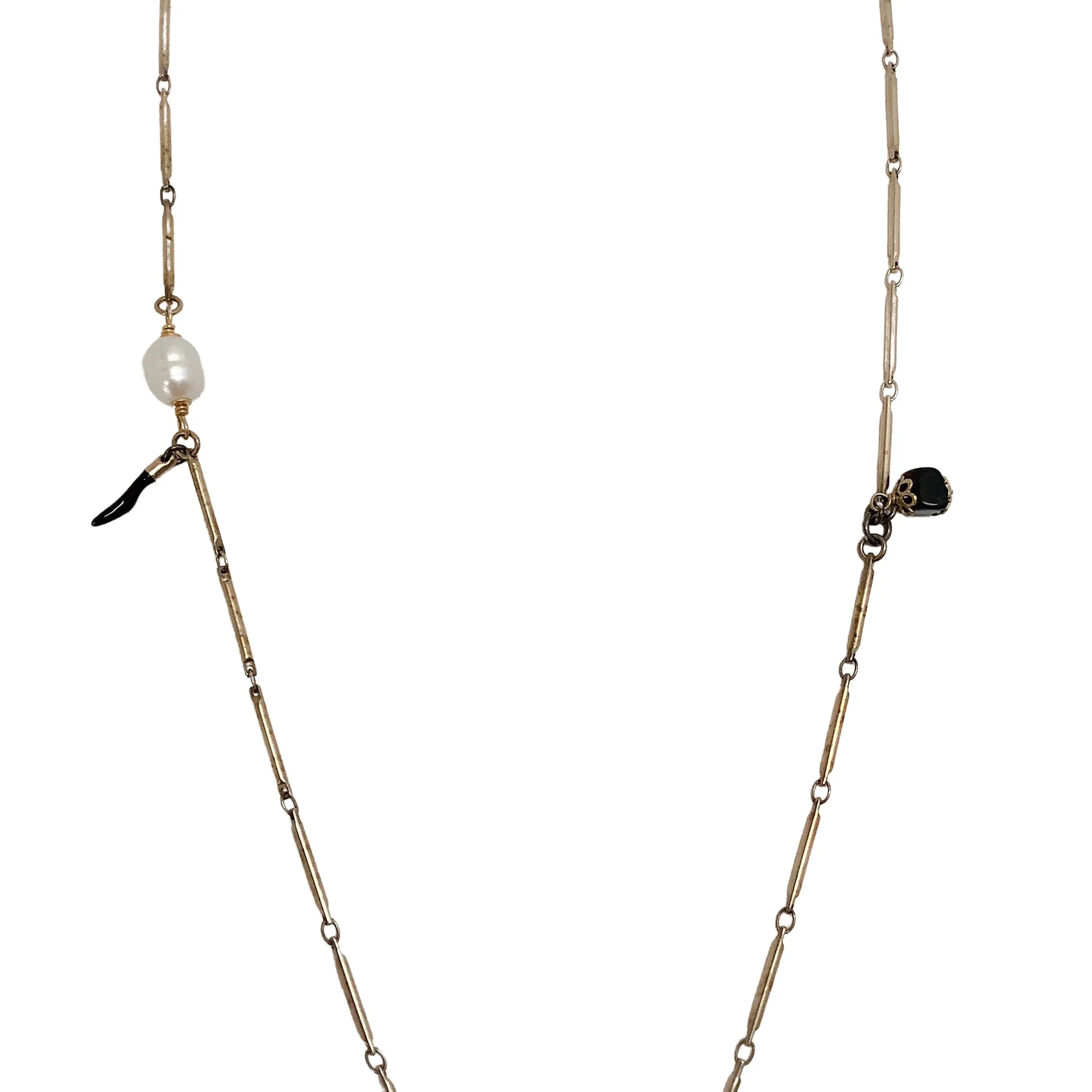 Chanel Gold Multi 2010C Charm Embellished Necklace