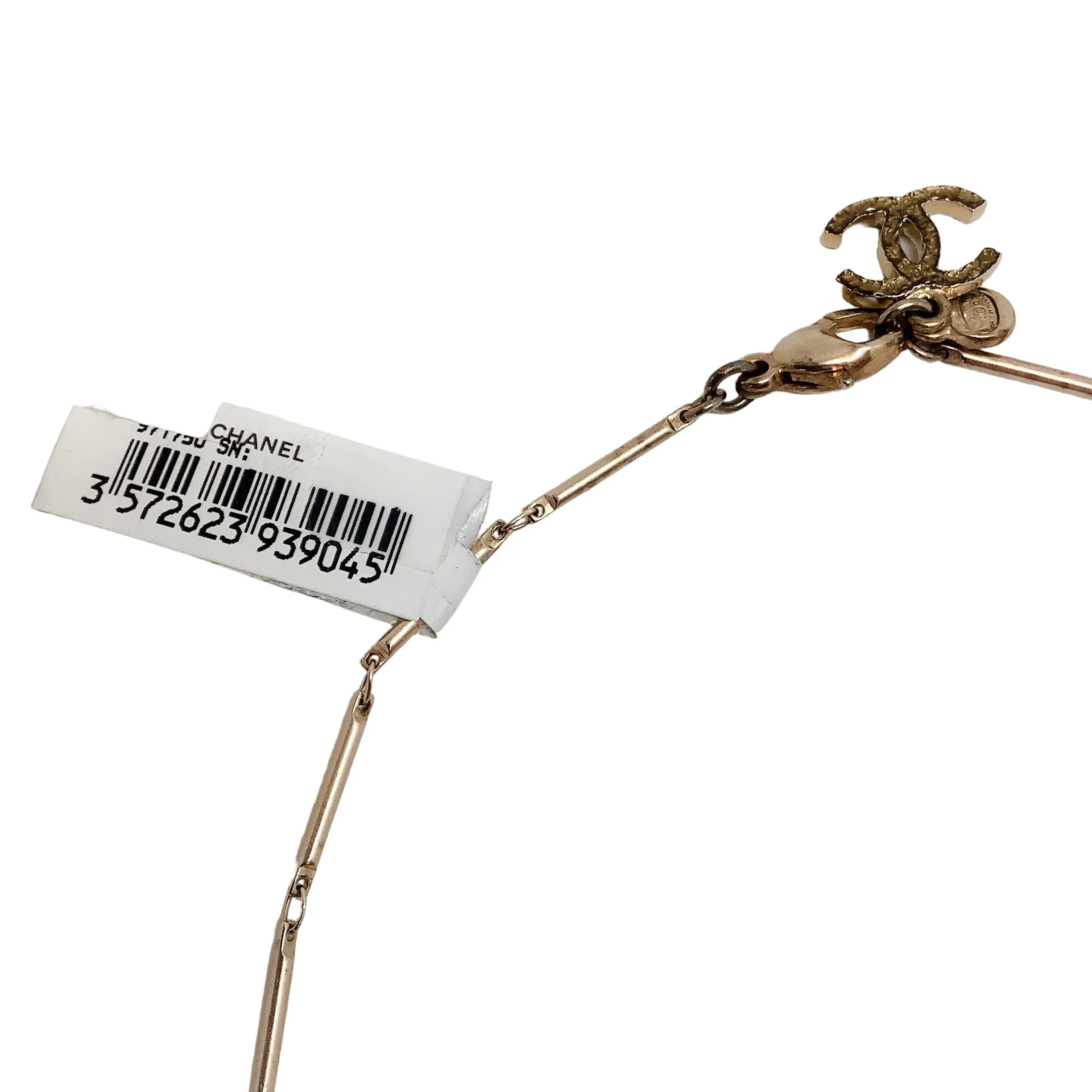 Chanel Gold Multi 2010C Charm Embellished Necklace